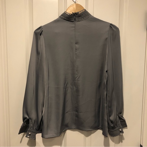 Chicwish Grey Satin Top and Skirt Set - Picture 13 of 16